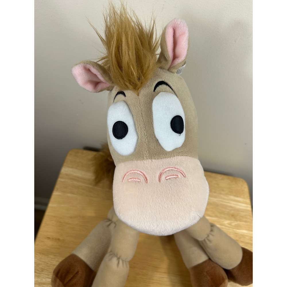Disney Parks Bullseye Plush Toy Story Kids Large Tan Horse Woody's Roundup Pixar - Picture 5 of 12